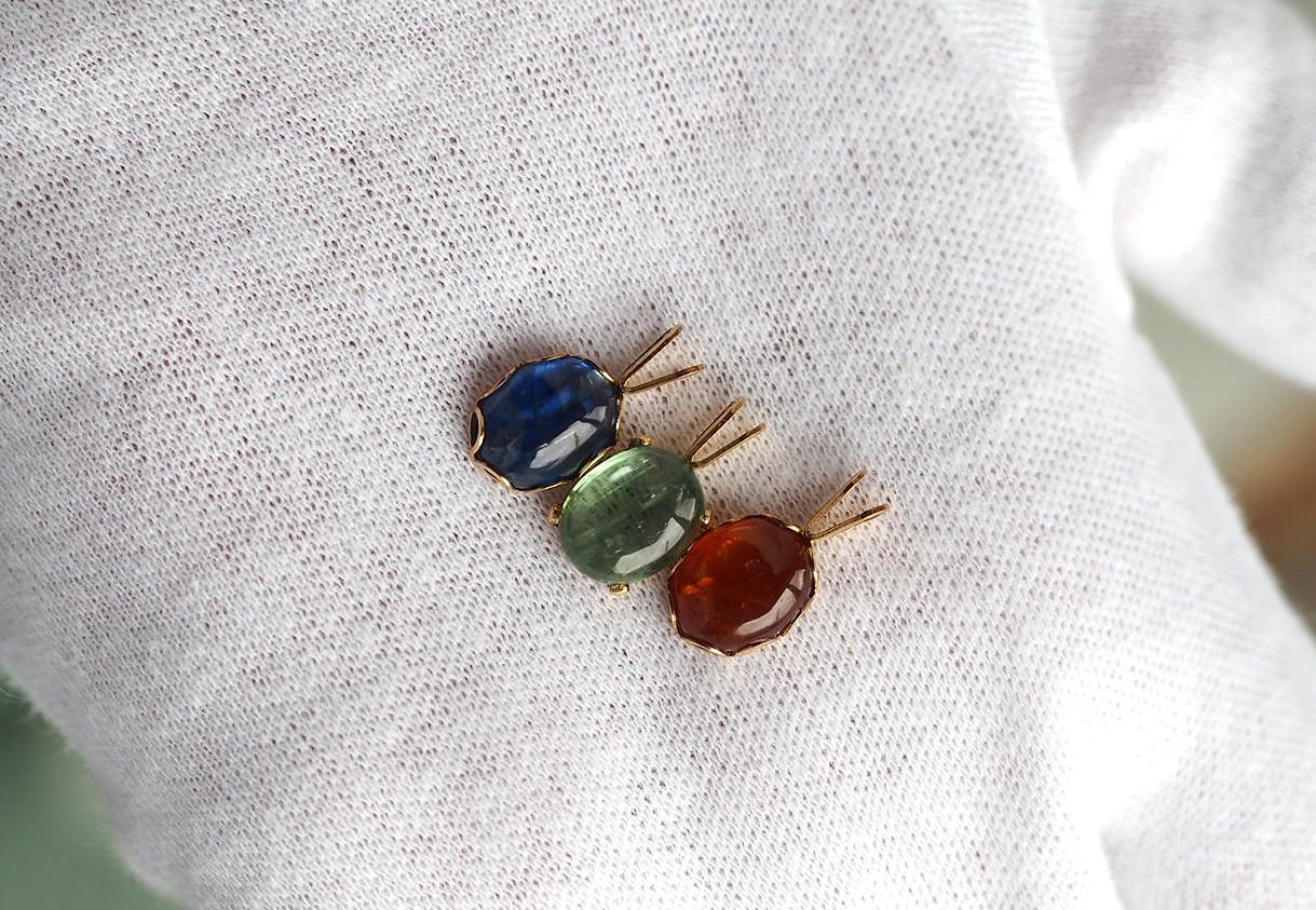 カイヤナイト10 K14gf製ペンダントトップ❀ (3色)選択1枚目の画像